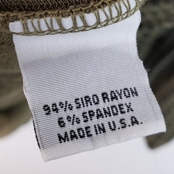 Bryn Walker Tunic Top Boxy Houndstooth Print Moss Green Oversized Lagenlook sz S - Picture 7 of 10